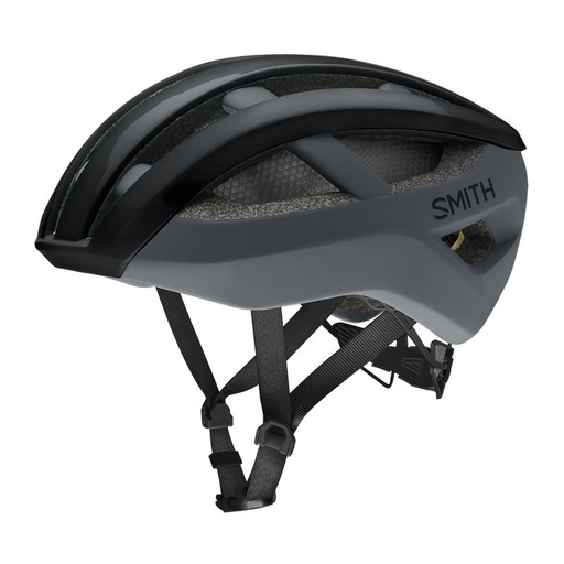 [E007323JX5155] SMITH - Network MIPS - Black / Matte Cement - Small (51/55 Cm) 