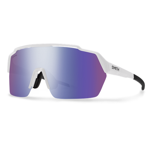 [205883VK699DI] SMITH - Shift Split Mag - White | Chromapop Violet Mirror