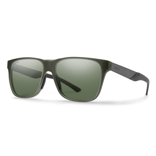 [201906B5956L7] SMITH - Lowdown Steel - Matte Moss Crystal + Chromapop Polarized Gray Green Lens