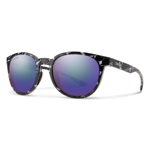 [201932GBY52DF] SMITH - Eastbank - Black Marble + Chromapop Polarized Violet Mirror Lens