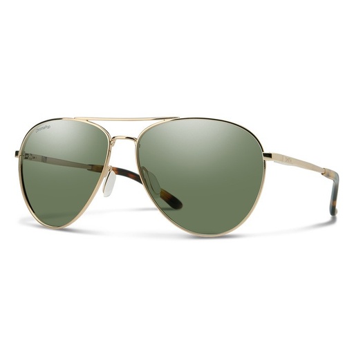[204062J5G60L7] SMITH - Layback - Gold + Chromapop Polarized Gray Green Lens