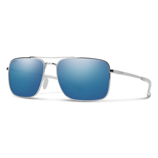 [20406101059QG] SMITH - Outcome - Silver + Blue Mirror Polarized Chromapop