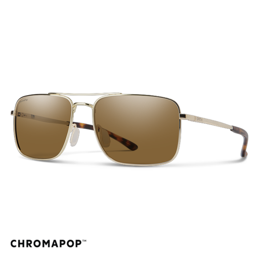 [204061J5G59L5] SMITH - Outcome - Gold + Chromapop Polarized Brown Lens