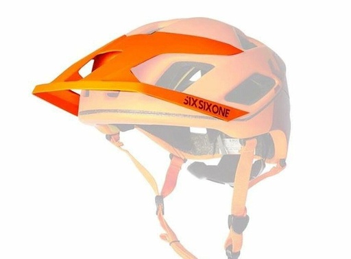 [7245-16-001] SixSixOne - EVO Patrol Visor - Orange