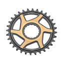 TRP - Chainring, 30T, Boost 3mm offset, Duotone (Black / Gold, CR-M9050)