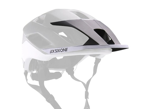 [7245-33-001] SixSixOne - EVO Patrol Visor - Black/White