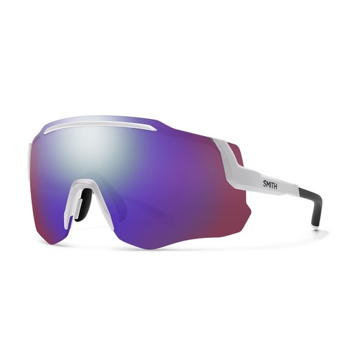 [205884VK699DI] SMITH - Momentum - White + Chromapop Violet Mirror Lens
