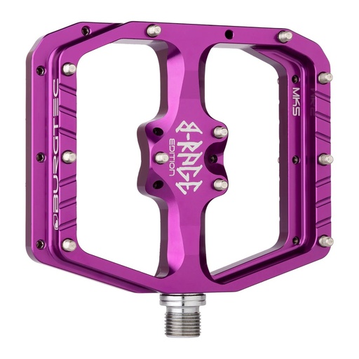 [1704] Burgtec - Penthouse Flat MK5 B-Rage Edition Pedals - Purple Rain