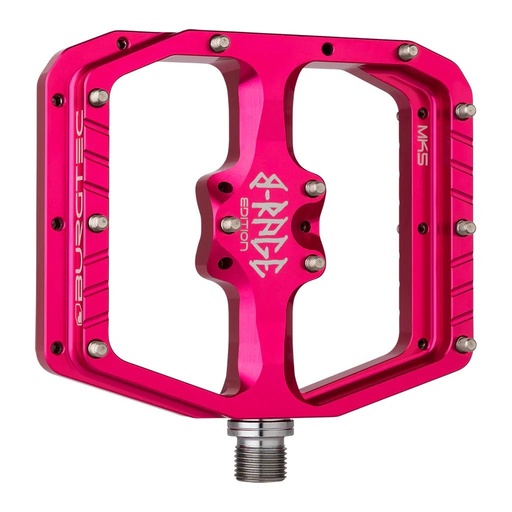 [1709] Burgtec - Penthouse Flat MK5 B-Rage Edition Pedals - Toxic Barbie Pink