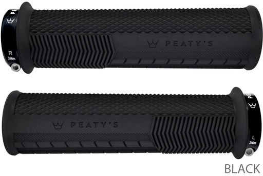 [PGM-KNL-THK-BLK] Peatys - Monarch Grip-Knurl-Grueso (32-34mm) - Black