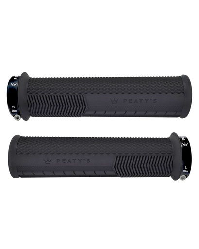 [PGM-KNL-THN-BLK] Peatys - Monarch Grip-Knurl-Delgados (30-32mm)-Black