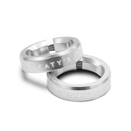 [PGM-LCK-RNG-SIL-10] Peatys - Monarch Grip Lock Ring-Silver