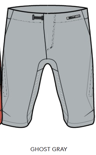 [W25TMLG0208] Yeti Cycles - ENDURO SHORT GHOST GRAY LG
