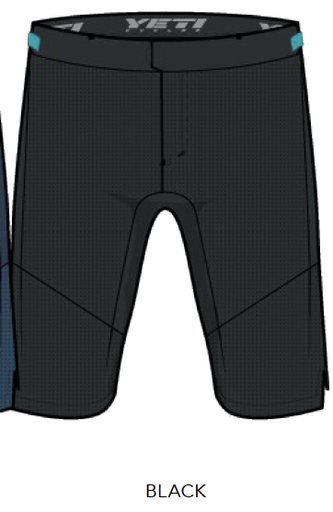 [W25TMLG0332] Yeti Cycles - TURQ DOT AIR SHORT BLACK LG