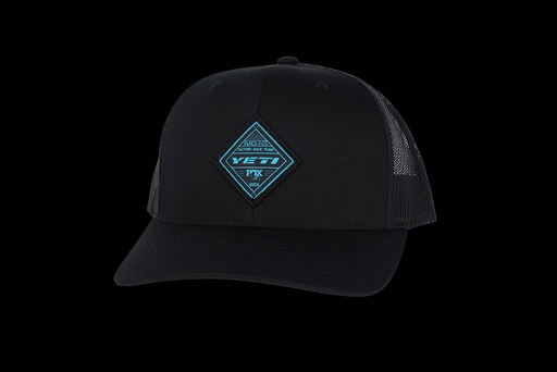 [W24RU000021] Yeti Cycles - YETI/FOX TEAM 24 TRUCKER HAT BLACK ONE