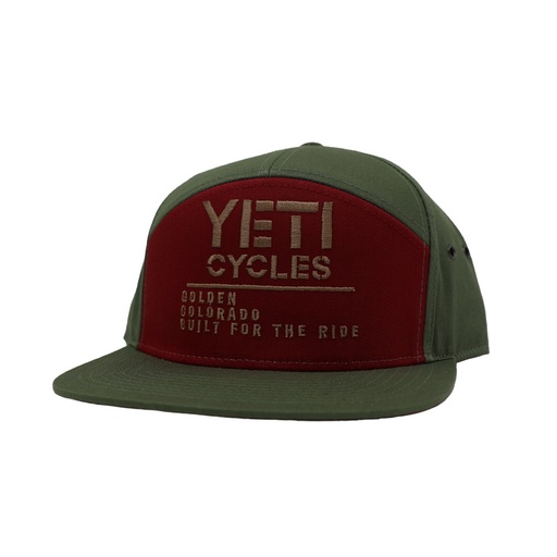 [W22CU000090] Yeti Cycles - GOLDEN HAT CARDINAL/ARMY OLIVE ONE SIZE