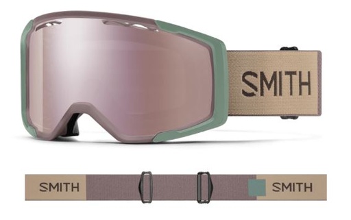 [M0044120C99M5] SMITH - Rhythm MTB - Rosewood / Juniper | ChromaPop Everyday Rose Gold Mirror