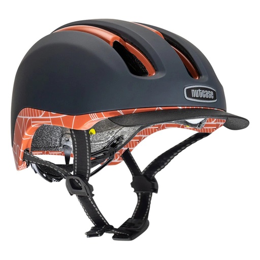 [10002770] NutCase - Vio Adventure - Helmet - MIPS - Bahous Red - S/M