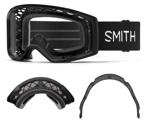 [M0044934L99MY] SMITH - Rhythm MTB + Dirt Screen - Black | Clear 
