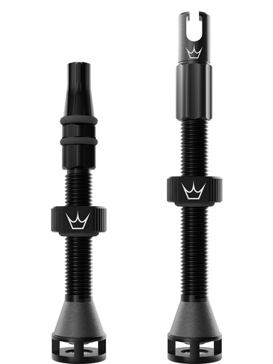 [PTV-HFF-MX-BLK-12] Peatys - Holeshot Fast Flow Tubeless Valves - MX / Black
