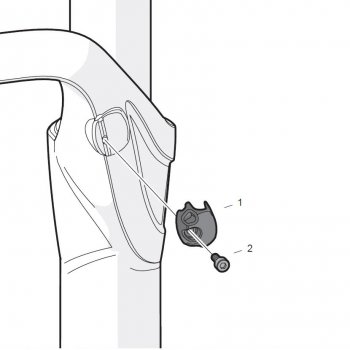 [18850-04] Ohlins -  Hose Clamp Spare Part Kit RXF34/36 Fork