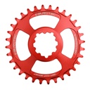 Burgtec - Sram Boost 3mm Offset Thick Thin Chainring - 34T - Race Red
