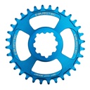 Burgtec - Sram Boost 3mm Offset Thick Thin Chainring - 34T - Deep Blue
