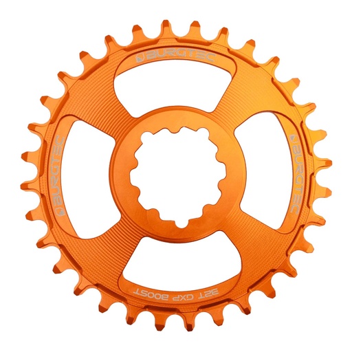 [8284] Burgtec - Sram Boost 3mm Offset Thick Thin Chainring - 34T - Iron Bro Orange